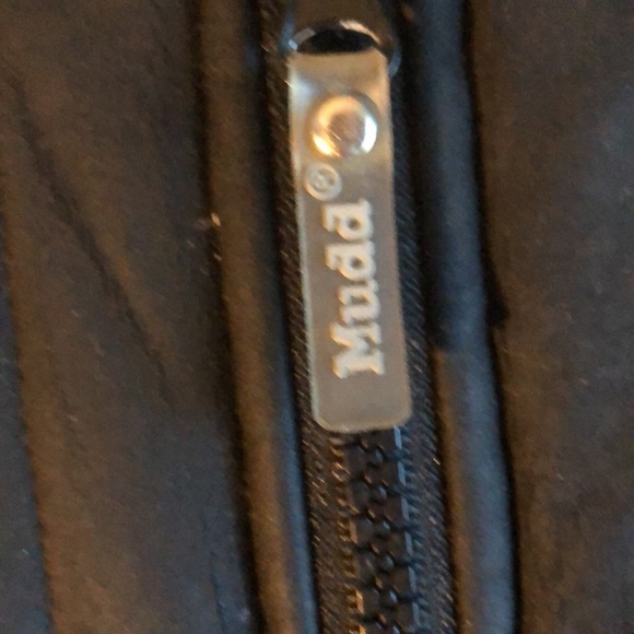 Mudd black jacket /white faux fur detachable collar XL/pink lining /mid 2000's - Picture 6 of 16